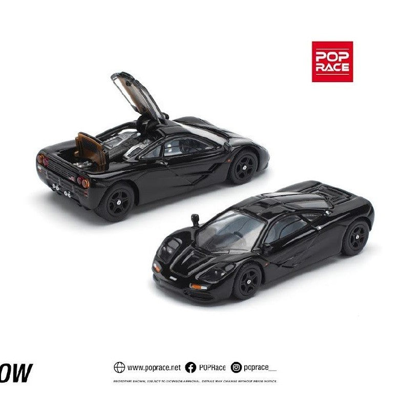 POPRACE 1:64 McLAREN F1 - JET BLACK PR640230