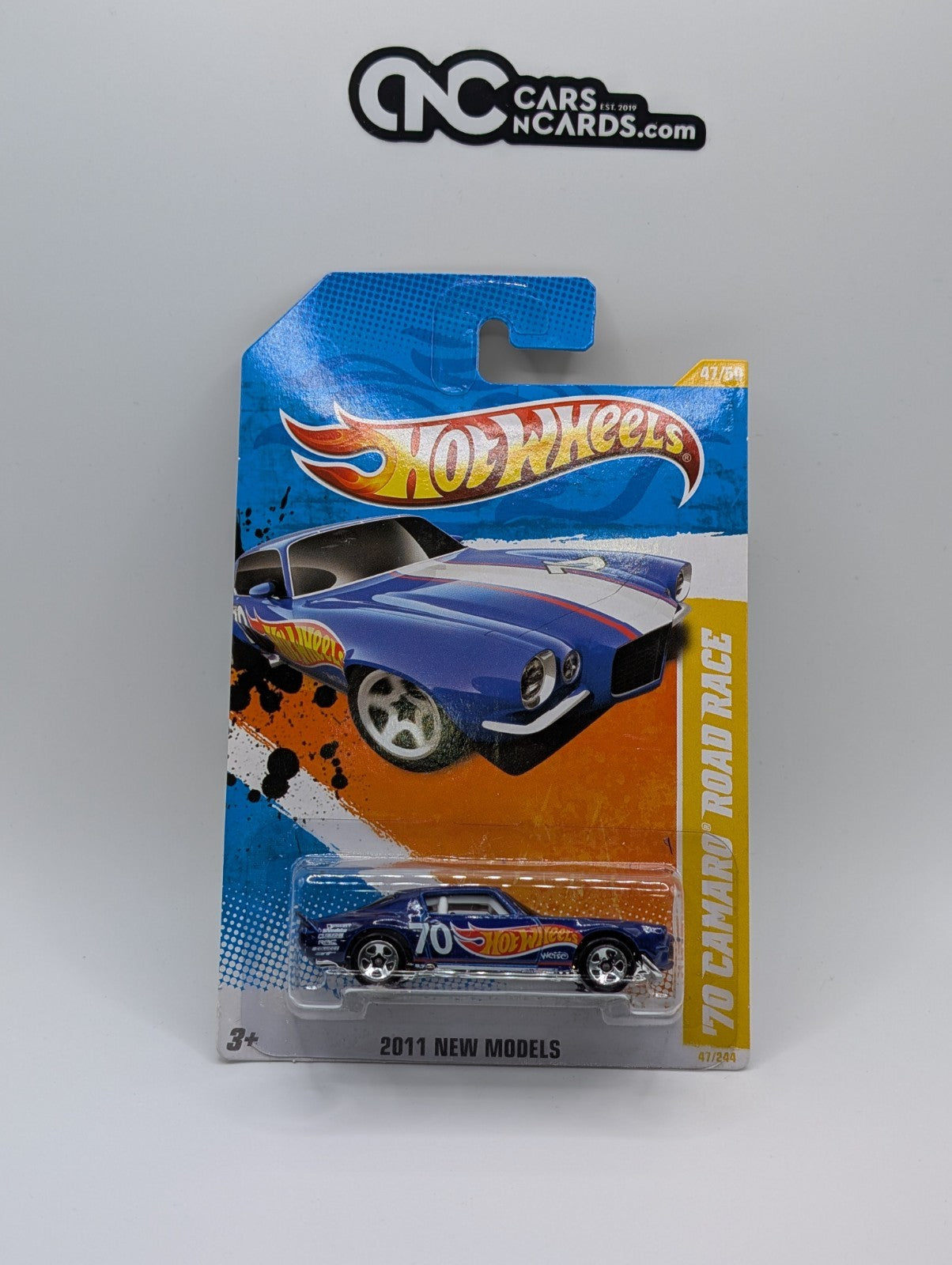 2011 Hot Wheels New Models 47/50 '70 Camaro Road Race 47/244 (Soft Corners)