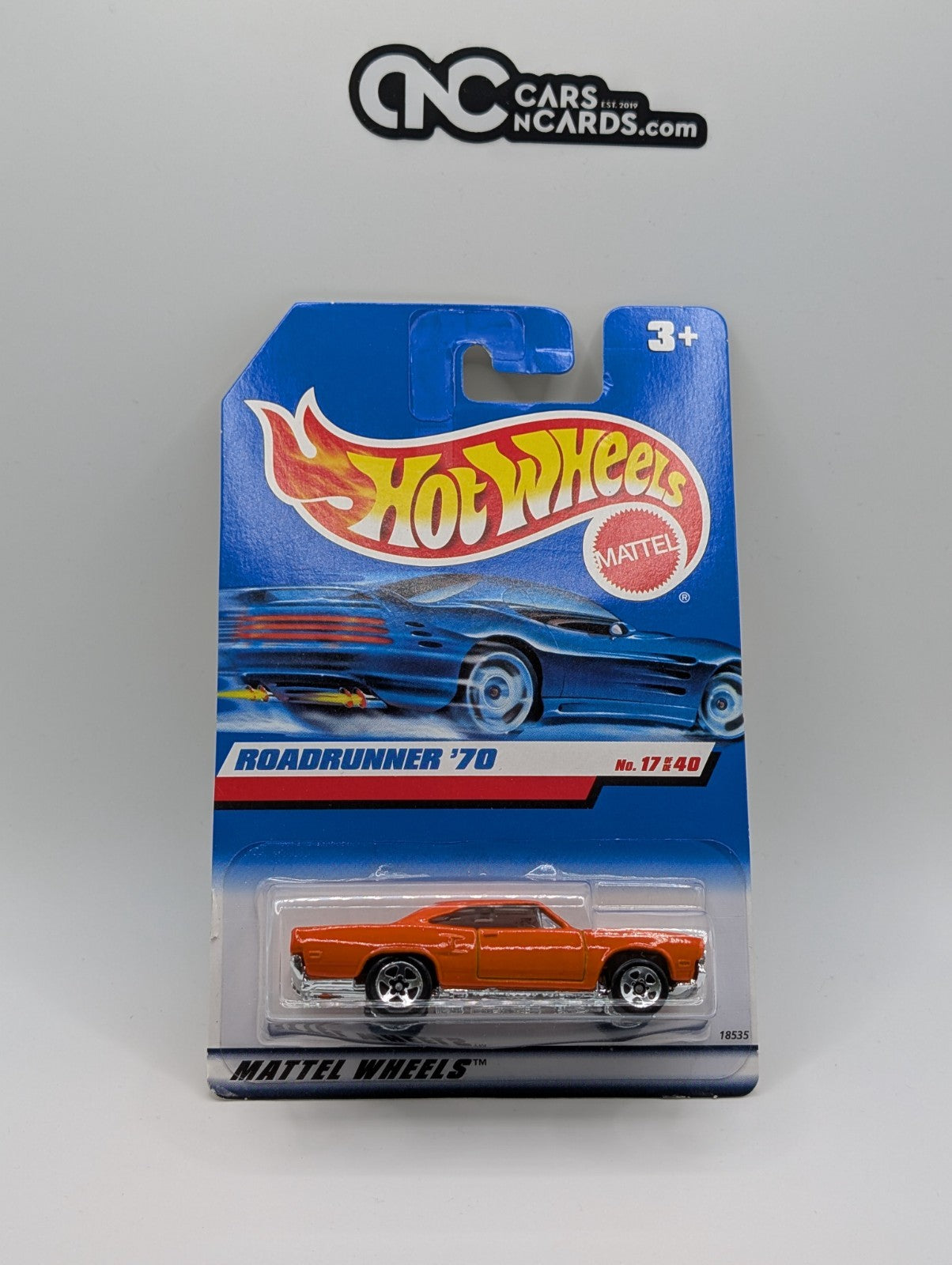 1998 Hot Wheels First Editions 17/40 Roadrunner '70 Orange (Soft Corners)