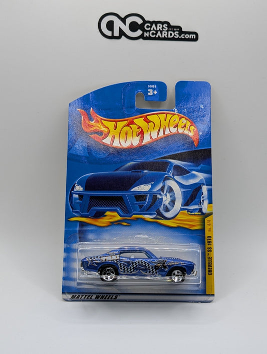 2001 Hot Wheels Chevelle SS 1970 Collector #56 (Card Damage)