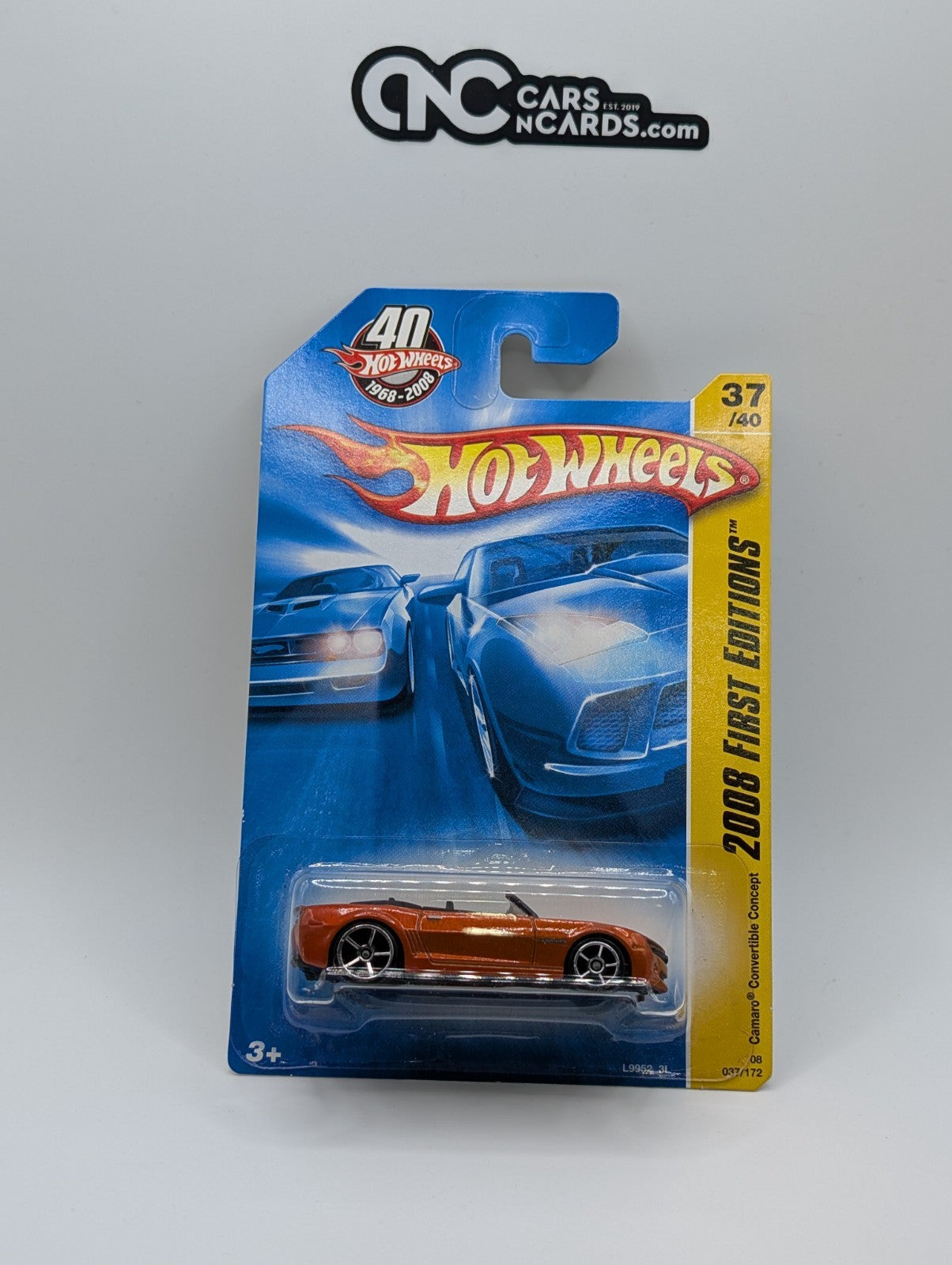 2008 Hot Wheels First Editions 37/40 Camaro Convertible Concept (Soft Corners)