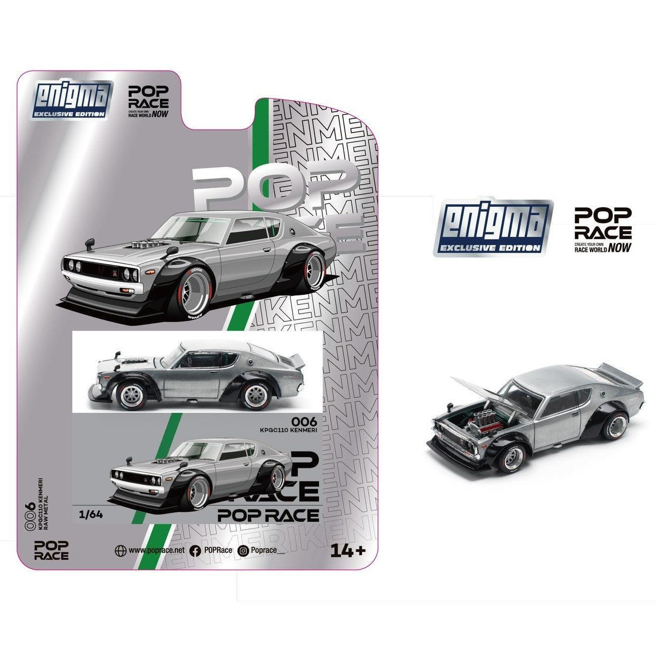 POPRACE 1:64 KPGC0110 Kenmeri Raw Material (enigma Exclusive Edition) PRE006
