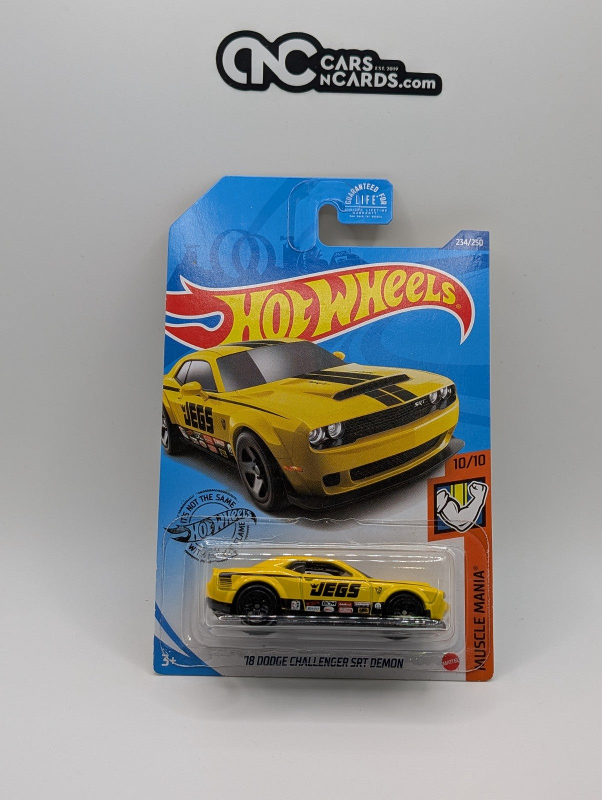 Hot Wheels '18 Dodge Challenger SRT Demon JEGS 234/250 (Soft Corners)