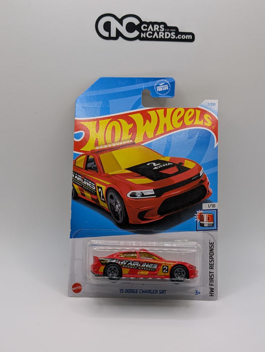 Hot Wheels First Rescue 1/10 '15 Dodge Charger SRT 7/250 (Card Damage)