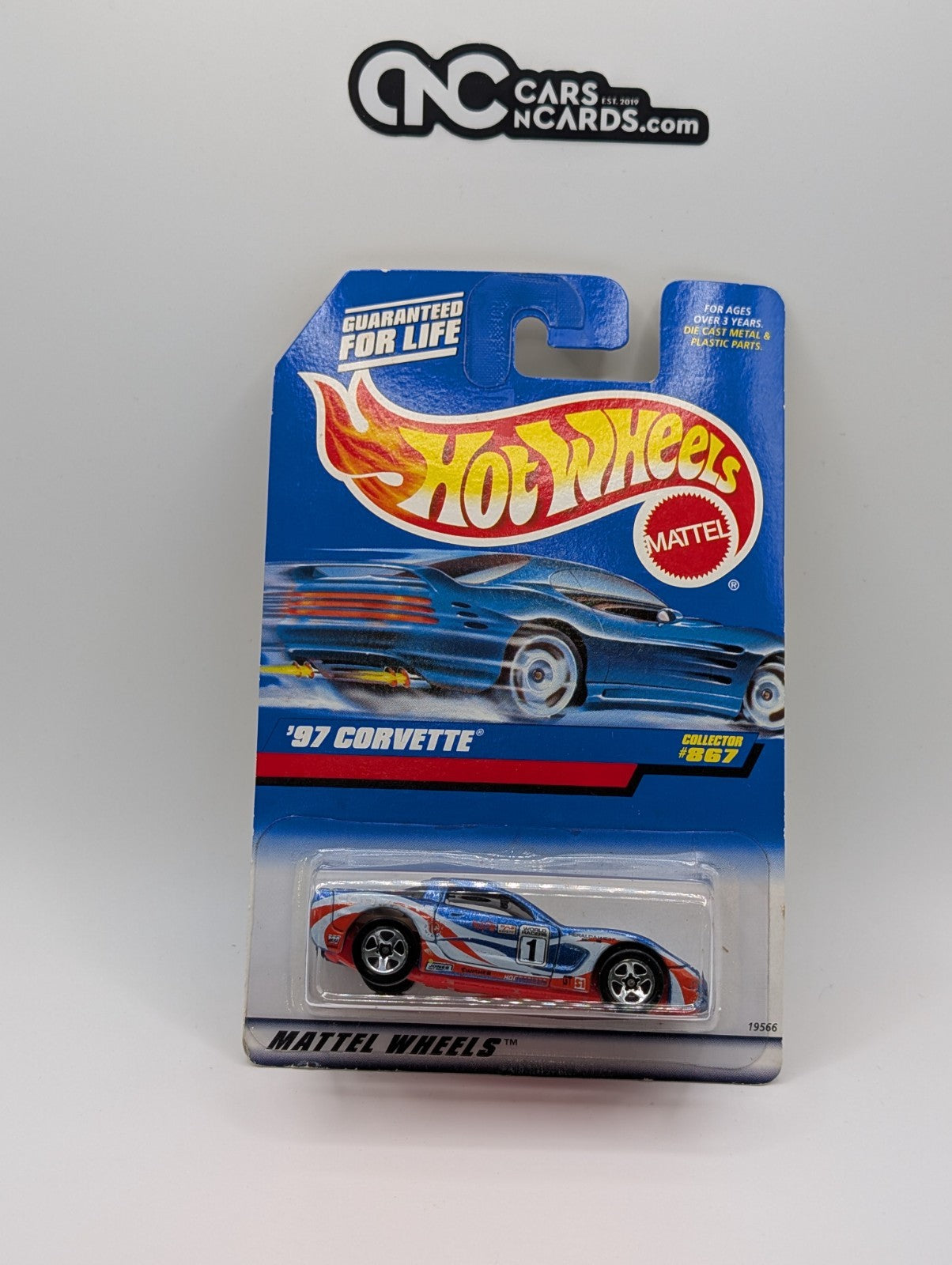1998 Hot Wheels First Editions '97 Corvette Collector #867 (Soft Corners)