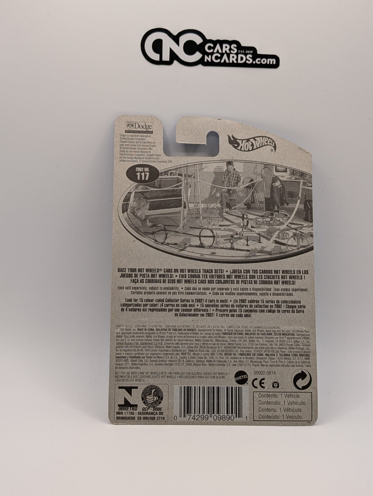 2002 Hot Wheels Dodge Charger 1967 Collector #117 (Soft Corners)