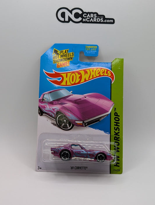 2014 Hot Wheels HW Showroom '69 Corvette 214/250 (Soft Corners)