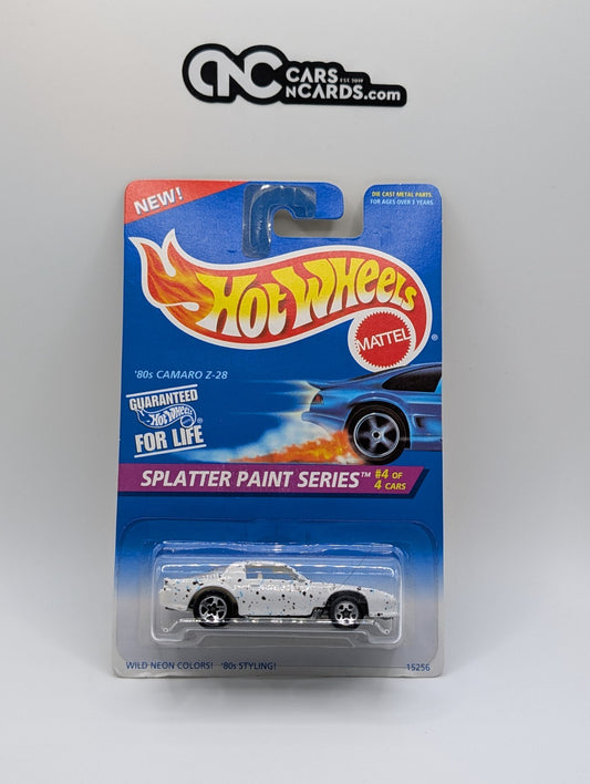 Hot Wheels Splatter Paint 4/4 '80s Camaro Z-28 (Soft Corners)