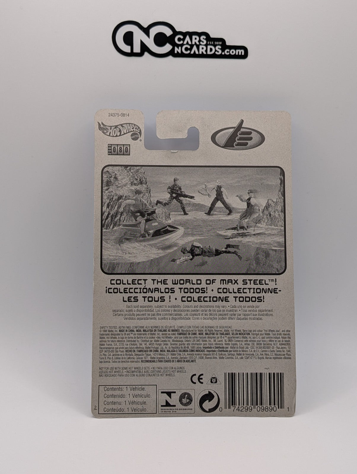 2000 Hot Wheels First Editions 20/36 MX48 Turbo Max Steel (Soft Corners)