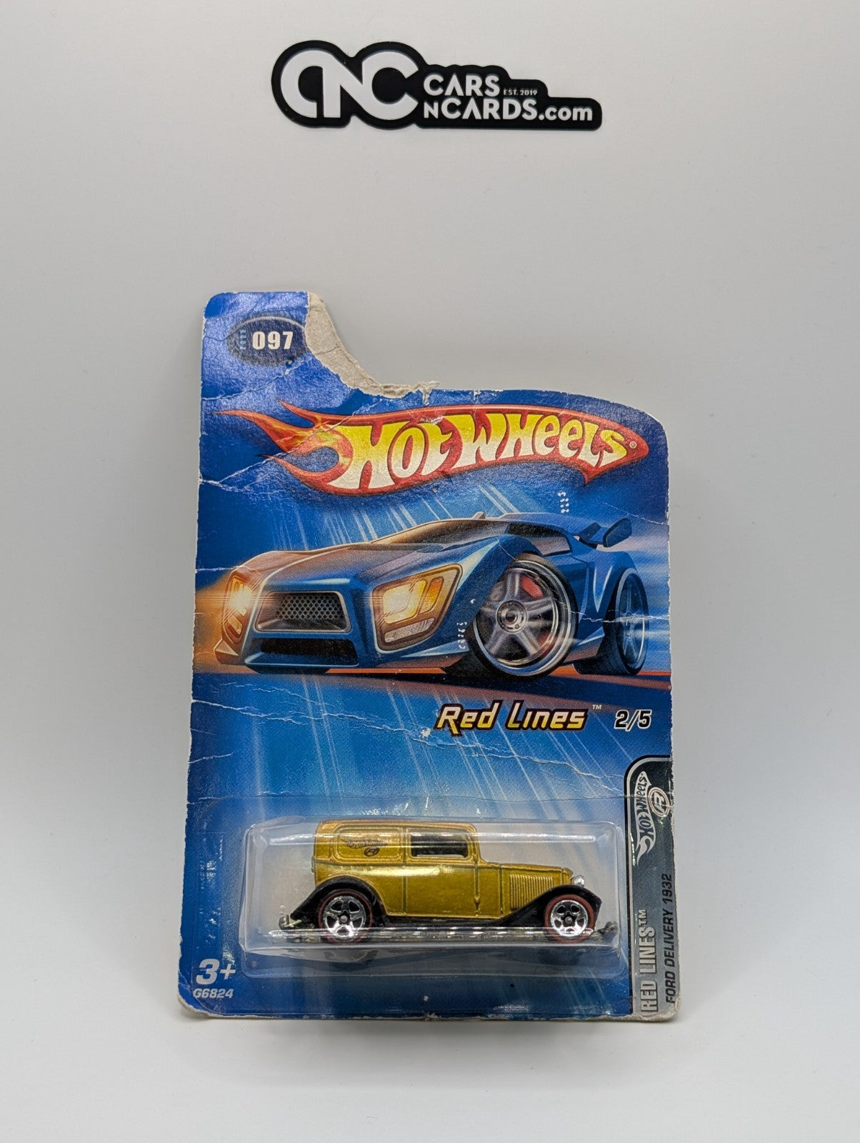 Hot Wheels Red Lines 2/5 Ford Delivery 1932 (Card Damage)