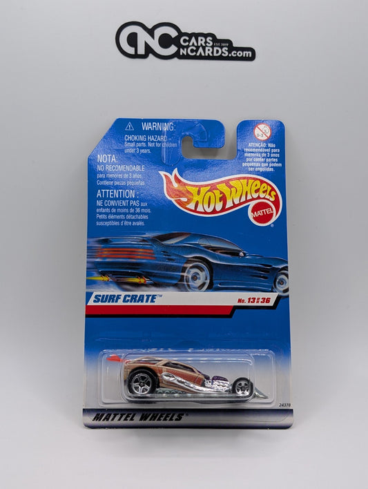 2000 Hot Wheels First Editions 13/36 Surf Crate (Card Damage)