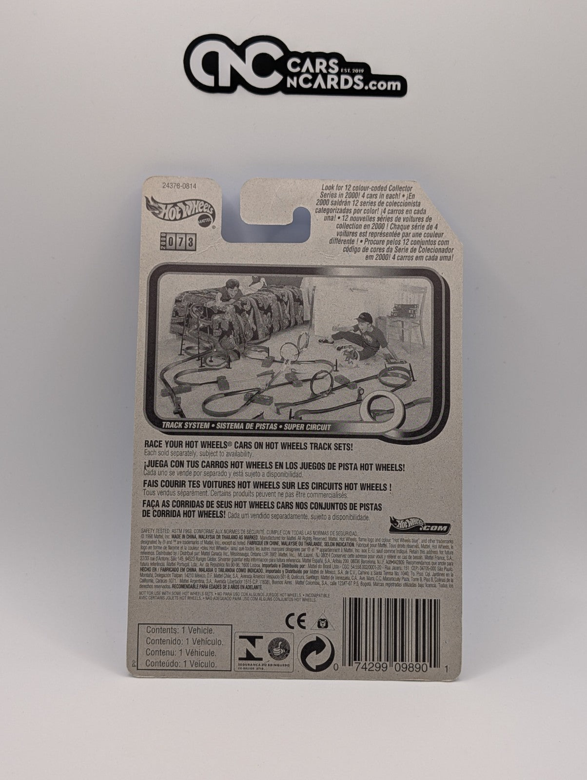 2000 Hot Wheels First Editions 13/36 Surf Crate (Card Damage)