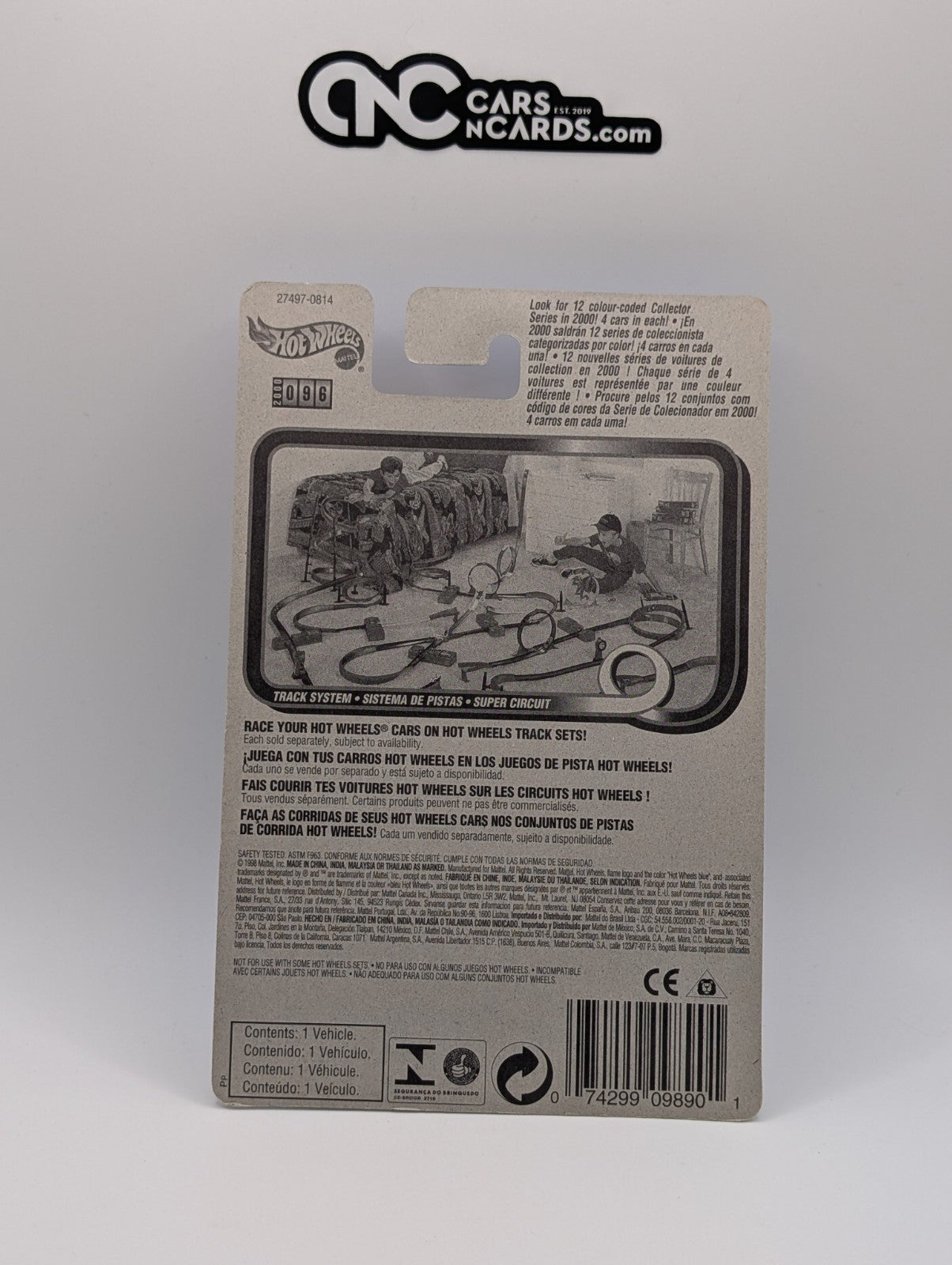 2000 Hot Wheels First Editions 36/36 Blast Lane (Card Damage)