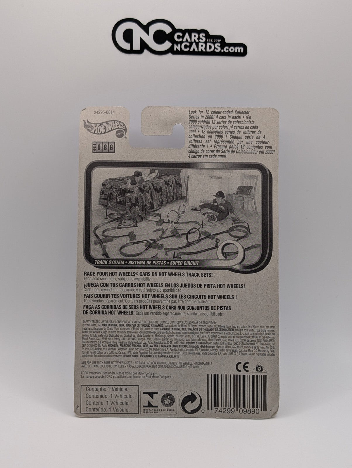 2000 Hot Wheels First Editions 26/36 Shoe Box (Card Damage)