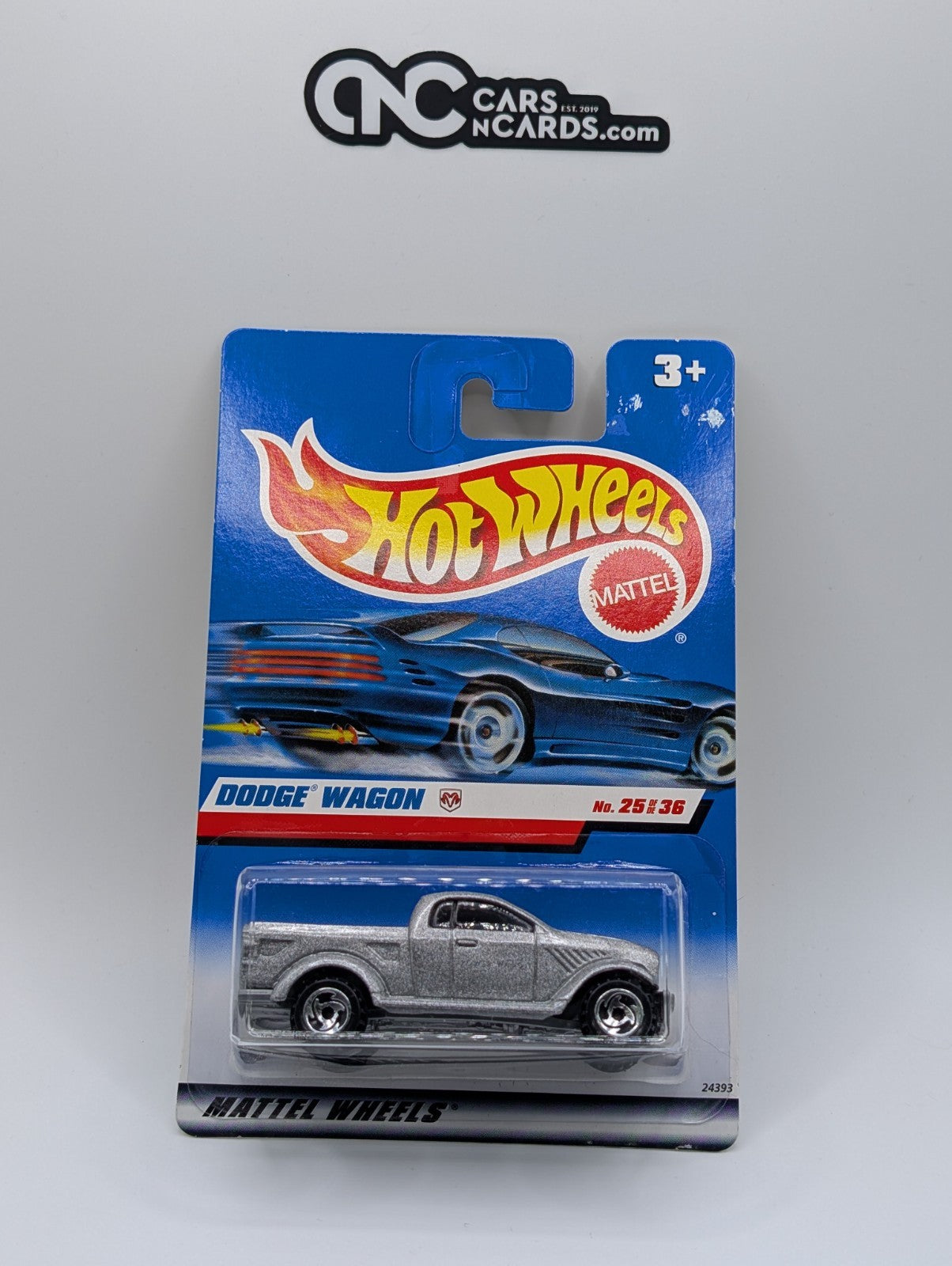 2000 Hot Wheels First Editions 25/36 Dodge Wagon (Card Damage)