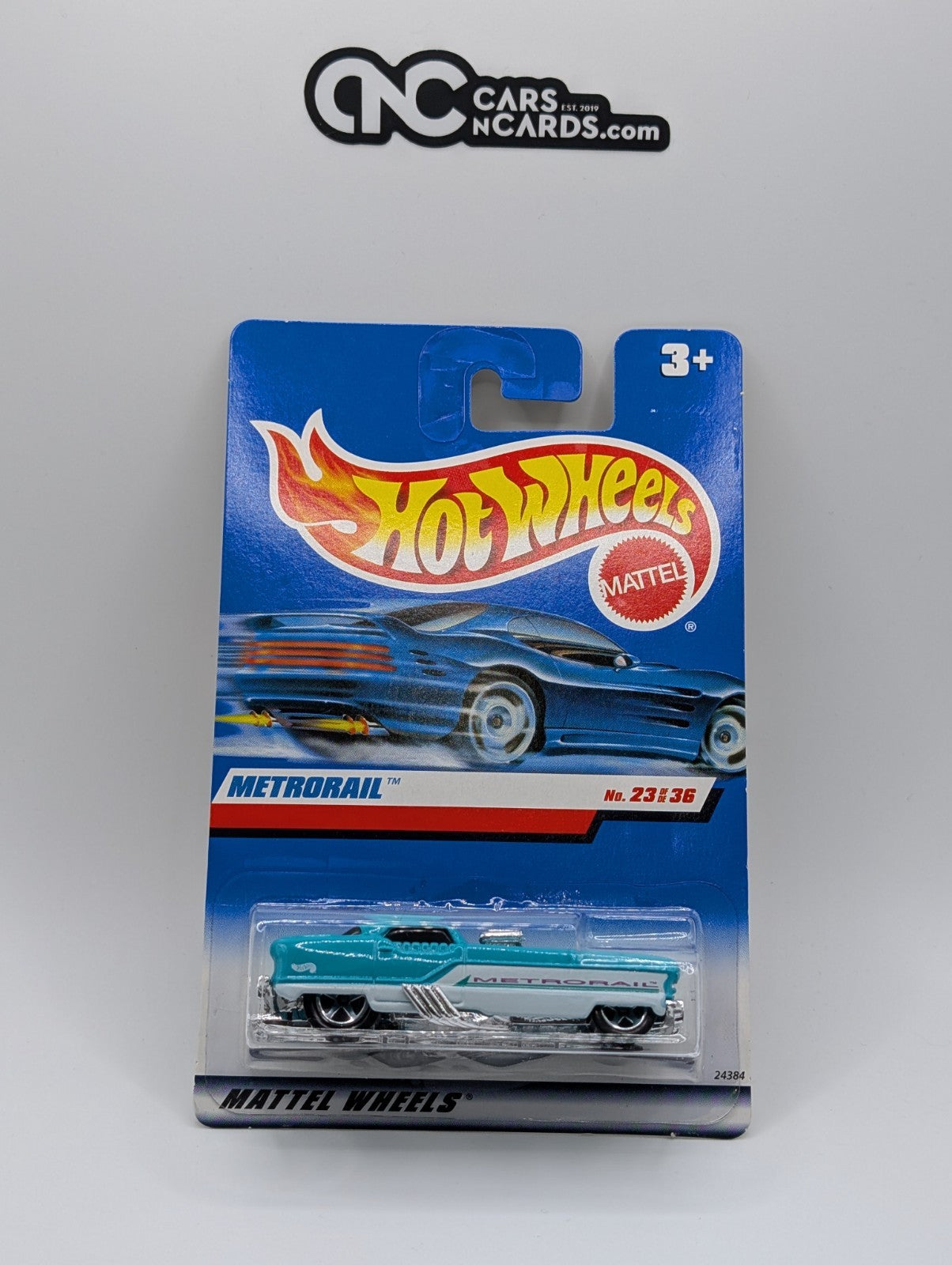 2000 Hot Wheels First Editions 23/36 Metrorail (Card Damage)