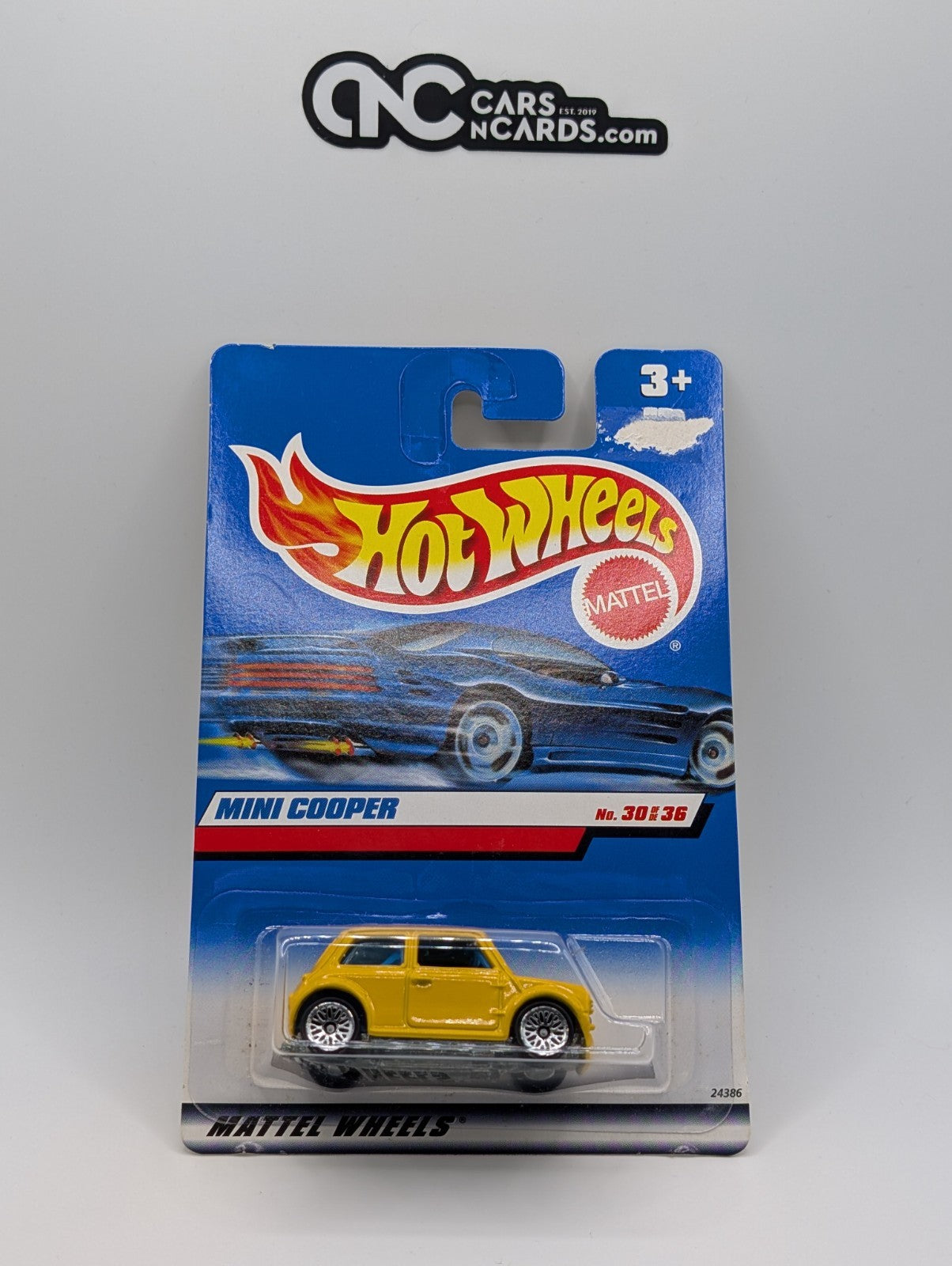 2000 Hot Wheels First Editions 30/36 Mini Cooper (Card Damage)