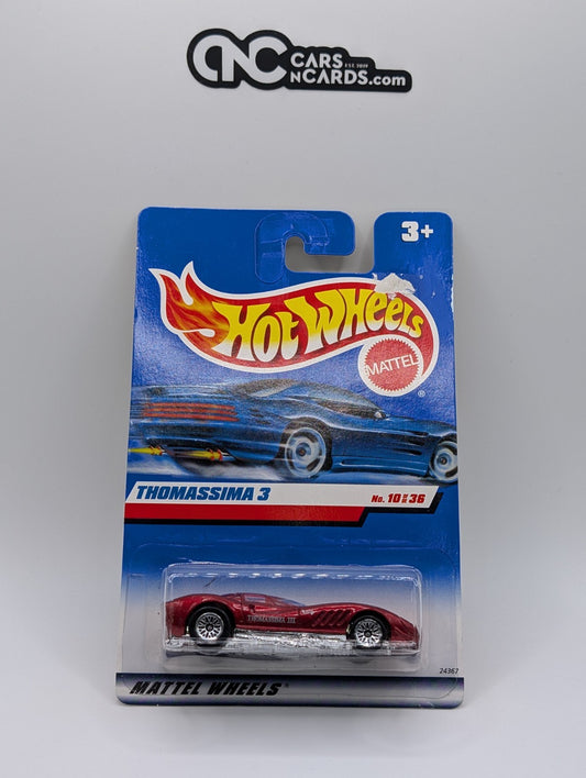 2000 Hot Wheels First Editions 10/36 Thomassima 3 (Card Damage)