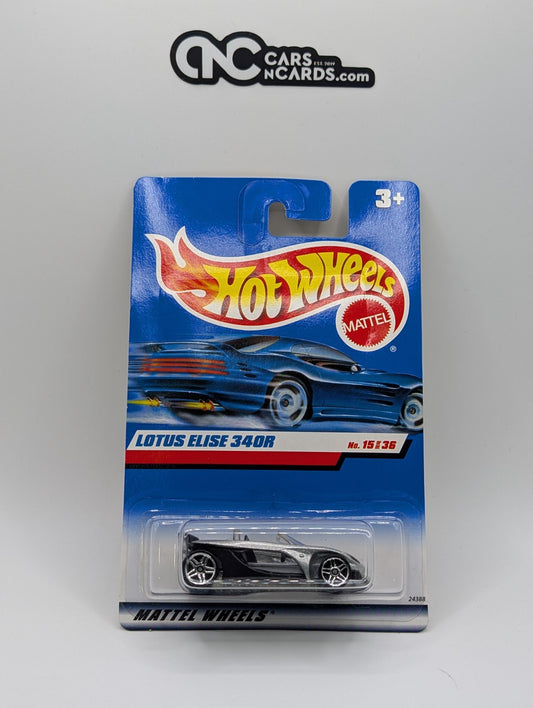 2000 Hot Wheels First Editions 15/36 Lotus Elise 340R (Card Damage)