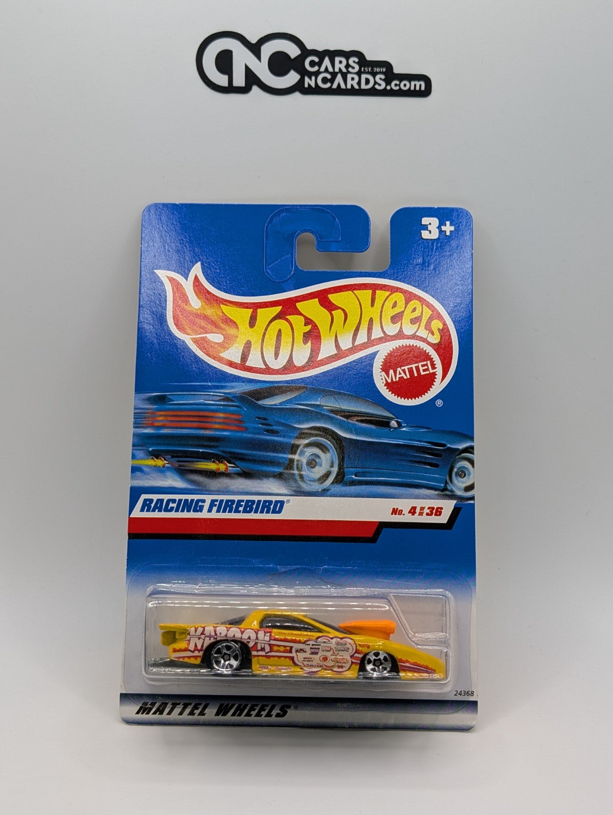 2000 Hot Wheels First Editions 4/36 Racing Firebird (Soft Corners)