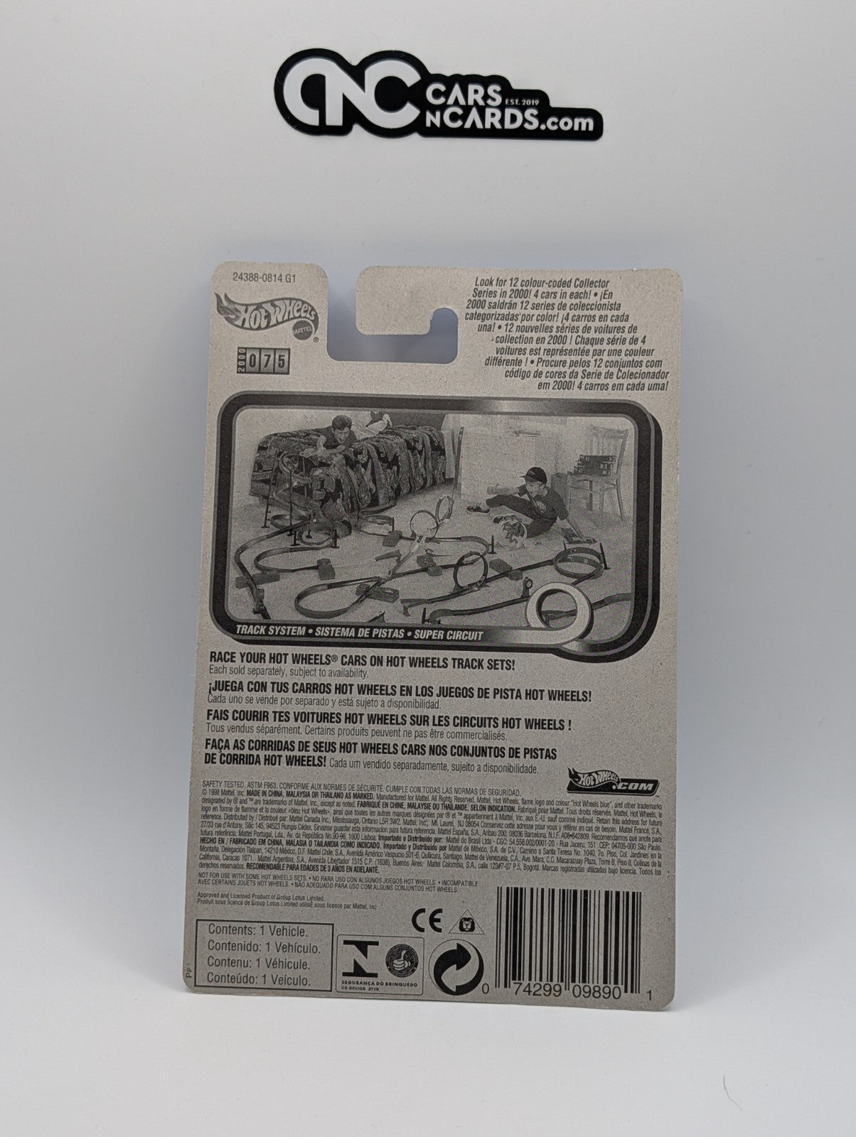 2000 Hot Wheels First Editions 15/36 Lotus Elise 340R (Card Damage)