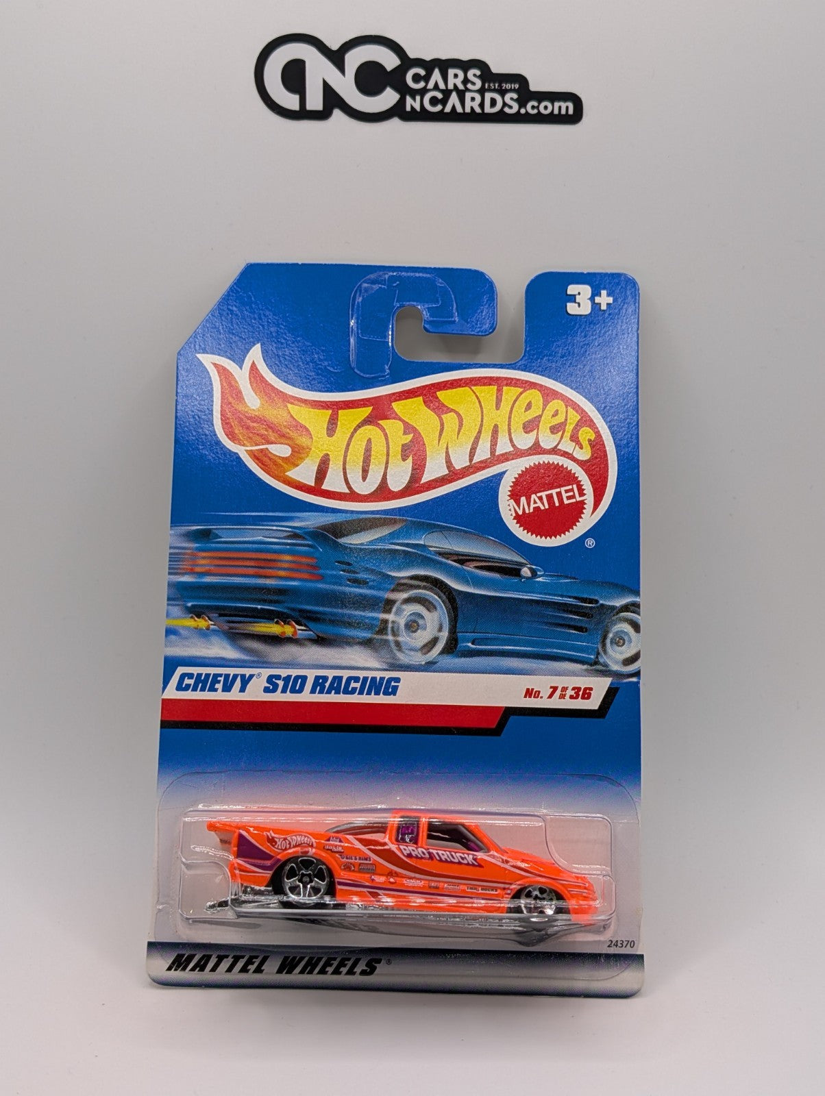 2000 Hot Wheels First Editions 7/36 Chevy S10 Racing (Soft Corners)