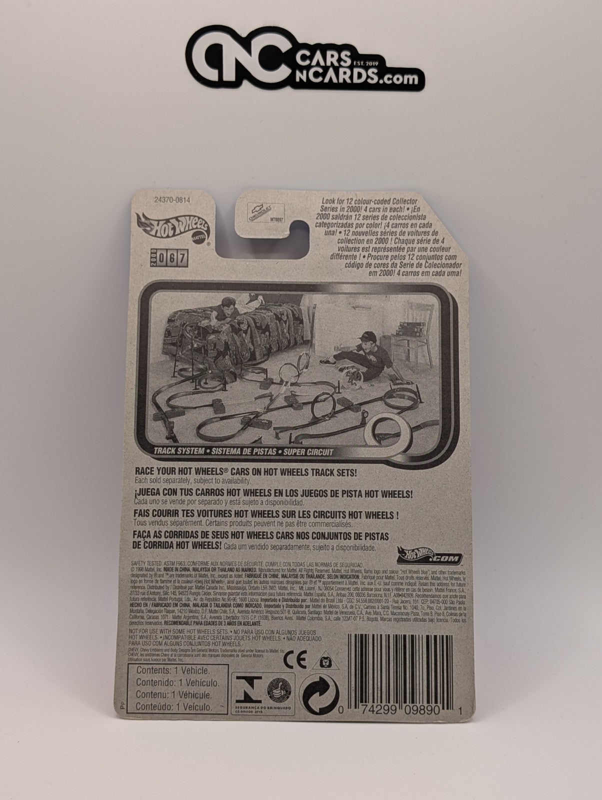 2000 Hot Wheels First Editions 7/36 Chevy S10 Racing (Soft Corners)