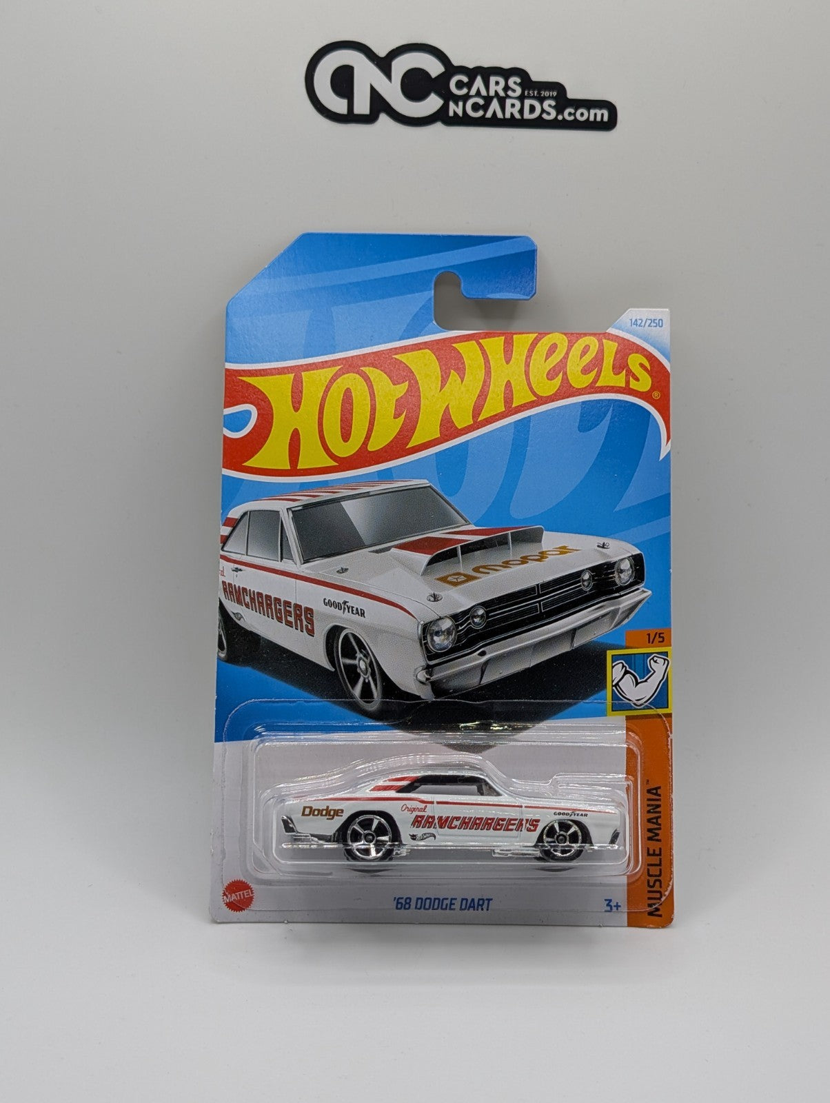 Hot Wheels Muscle Mania 1/5 '68 Dodge Dart 142/250 (Soft Corners)
