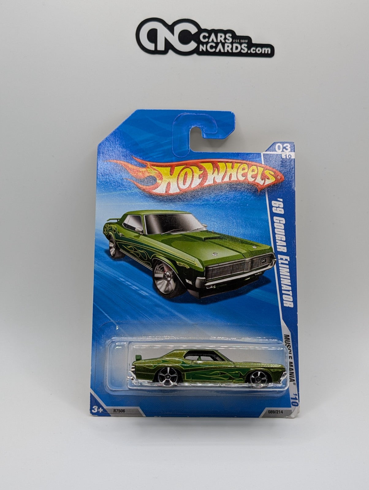 2010 Hot Wheels Muscle Mania 3/10 '69 Cougar Eliminator 89/214 (Soft Corners)