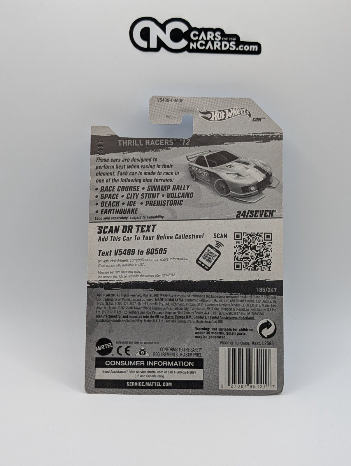 2012 Hot Wheels Factory Sealed 24/Seven 185/247 (Soft Corners)