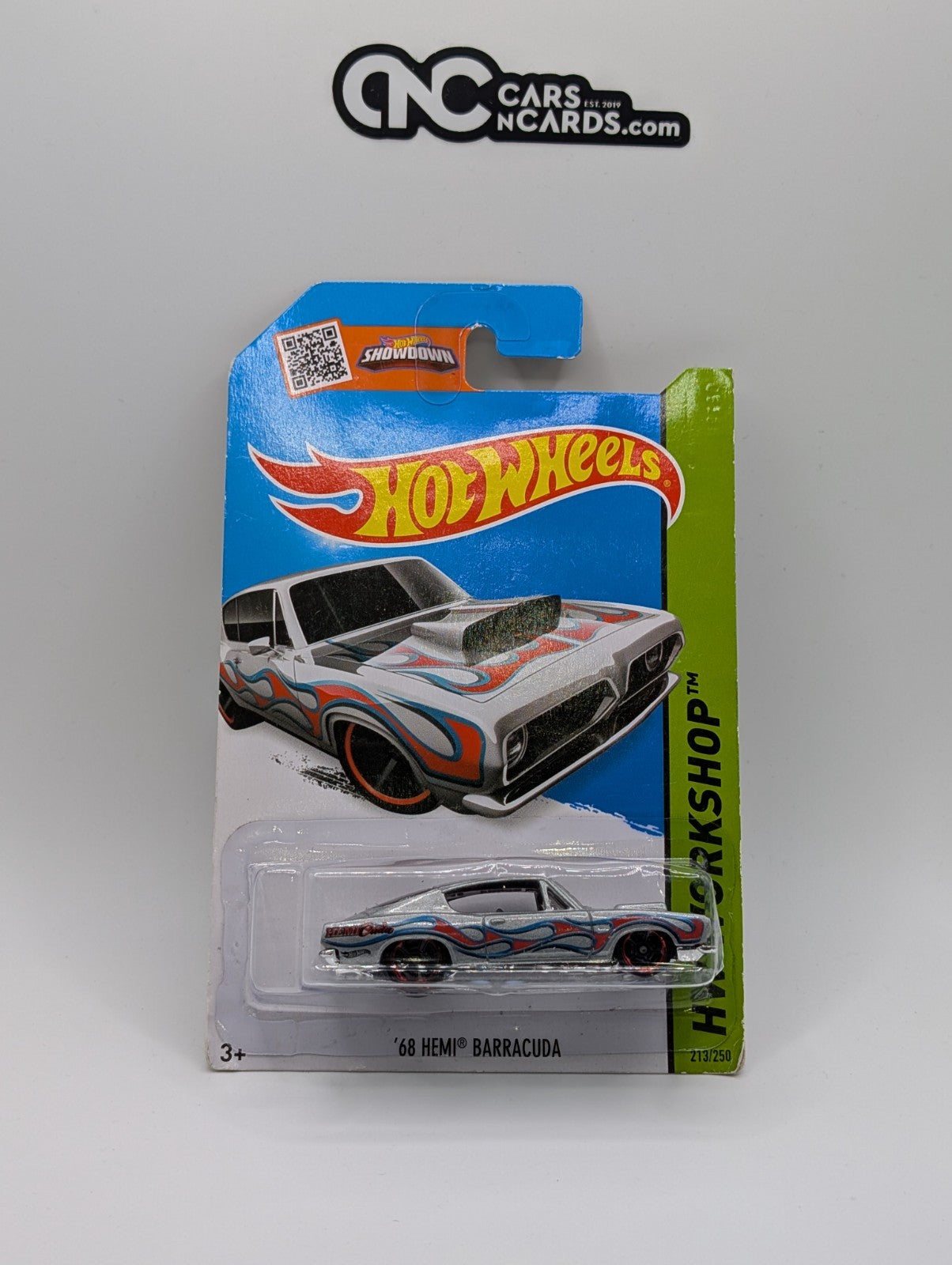 Hot Wheels HW Workshop '68 Hemi Barracuda 213/250 (Card Damage)