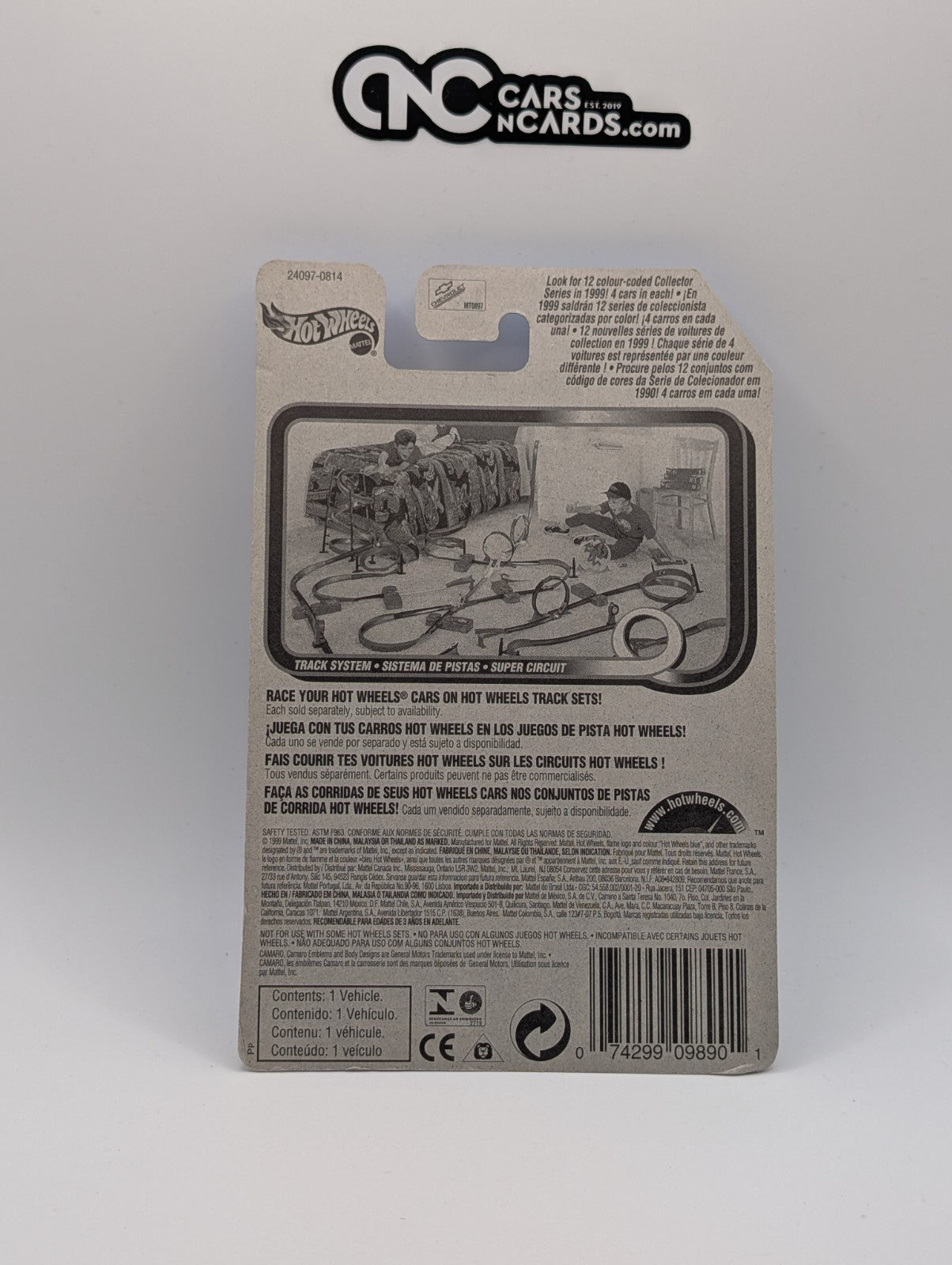 1999 Hot Wheels Blown Camaro (Card Damage)