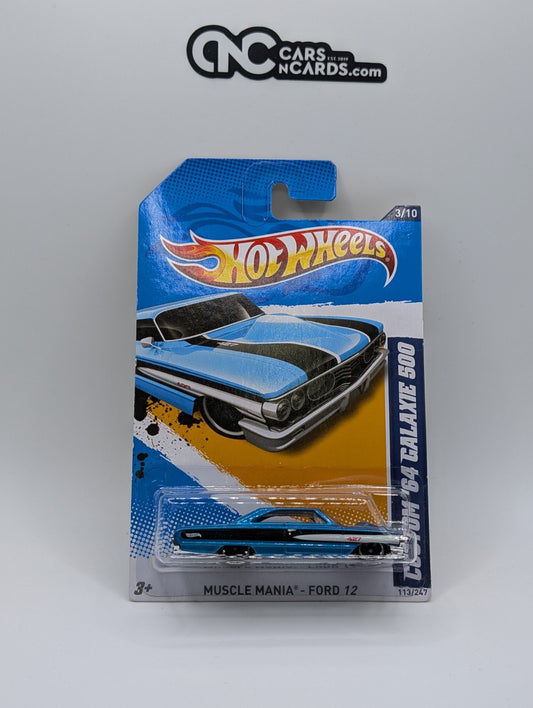 2012 Hot Wheels Muscle Mania 3/10 Custom '64 Galaxie 500 113/247 (Soft Corners)