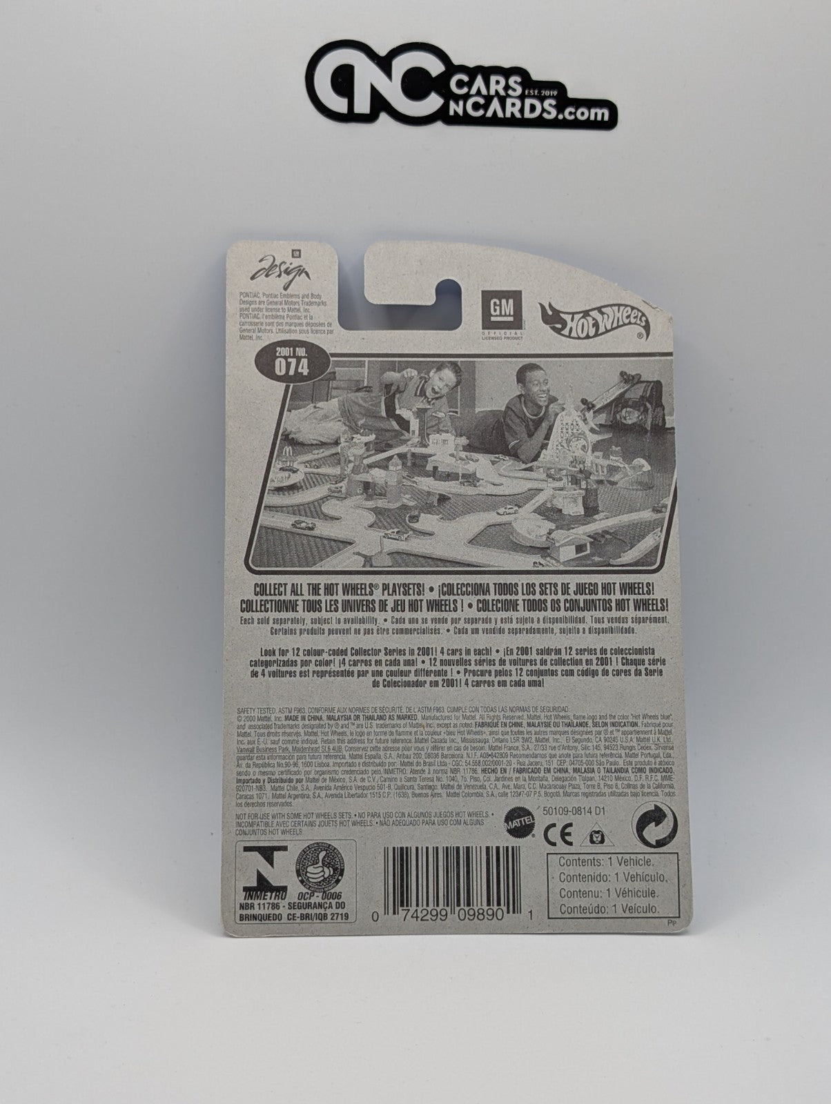 2001 Hot Wheels Pontiac Banshee Collector #74 (Soft Corners)