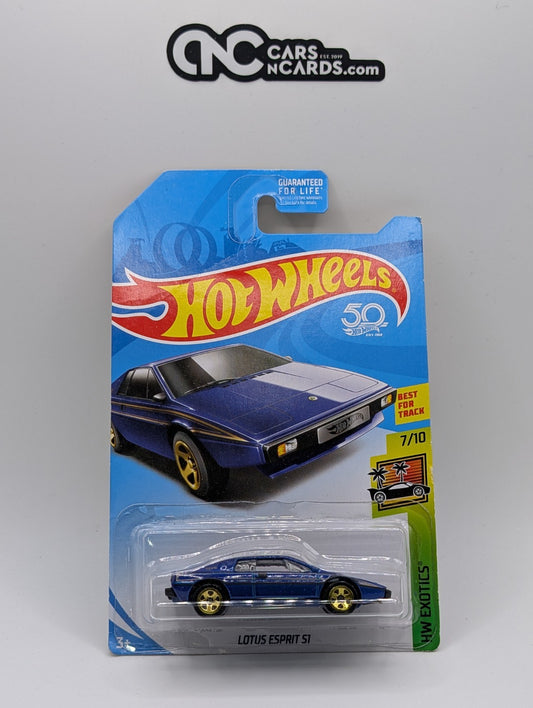 Hot Wheels HW Exotics 7/10 Lotus Esprit S1 Blue (Soft Corners)