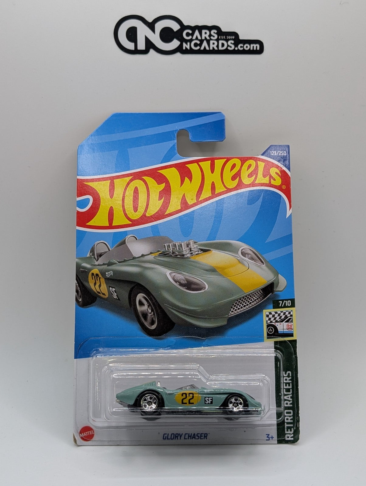 Hot Wheels Retro Racers 7/10 Glory Chaser 123/250 (Soft Corners)