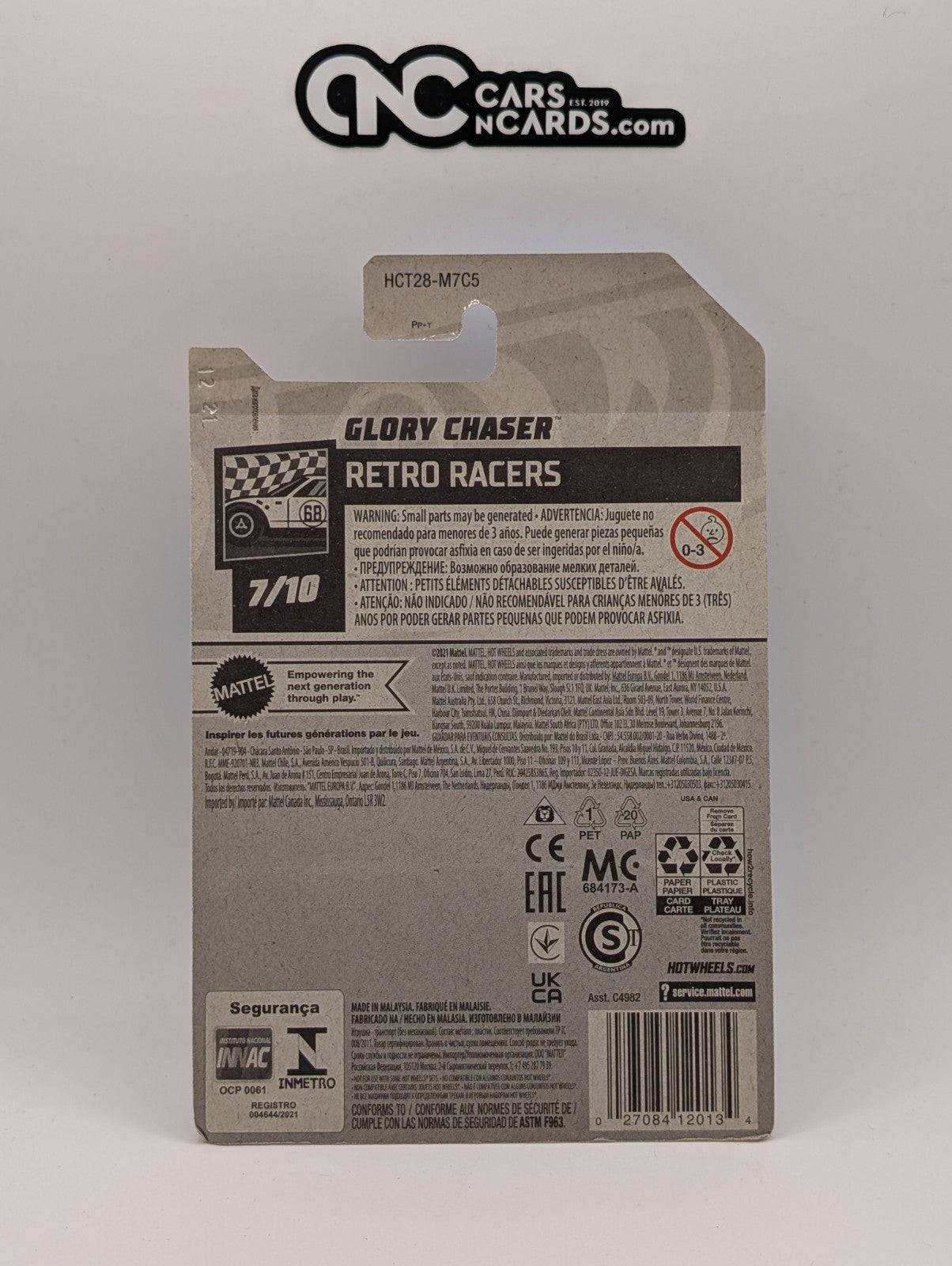 Hot Wheels Retro Racers 7/10 Glory Chaser 123/250 (Soft Corners)