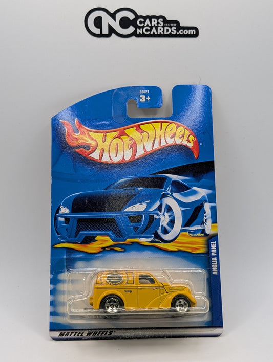 2001 Hot Wheels Anglia Panel Yellow Collector #97 (Soft Corners)