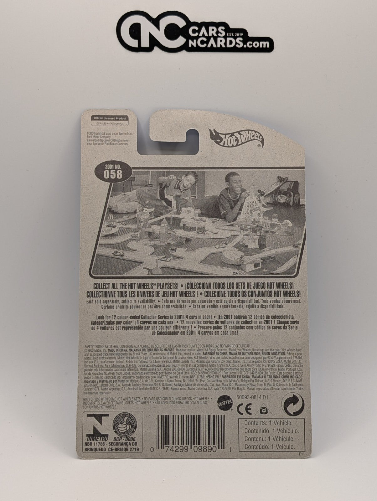 2001 Hot Wheels '33 Roadster Collector #58 (Soft Corners)