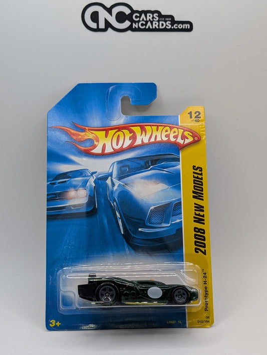 2008 Hot Wheels New Models 12/40 Prototype H-24 12/196 (Soft Corners)