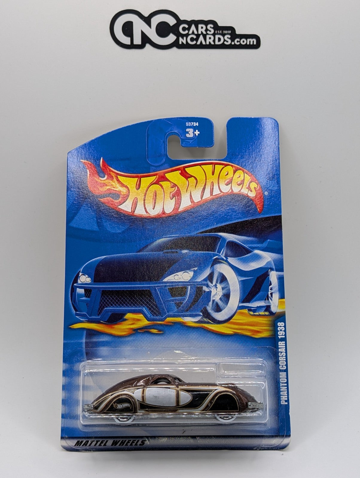2001 Hot Wheels Phantom Corsair 1938 Collector #205 (Soft Corners)