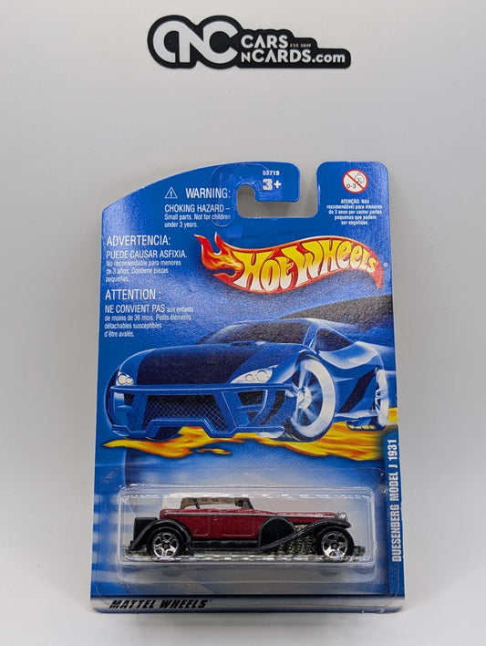 2001 Hot Wheels Duesenberg Model J 1931 Collector #176 (Soft Corners)