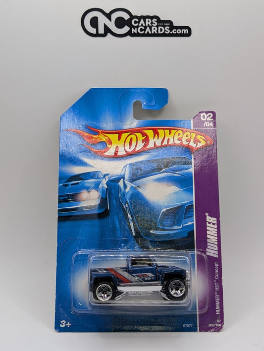 2007 Hot Wheels Hummer H3T Concept 62/156 (Card Damage)