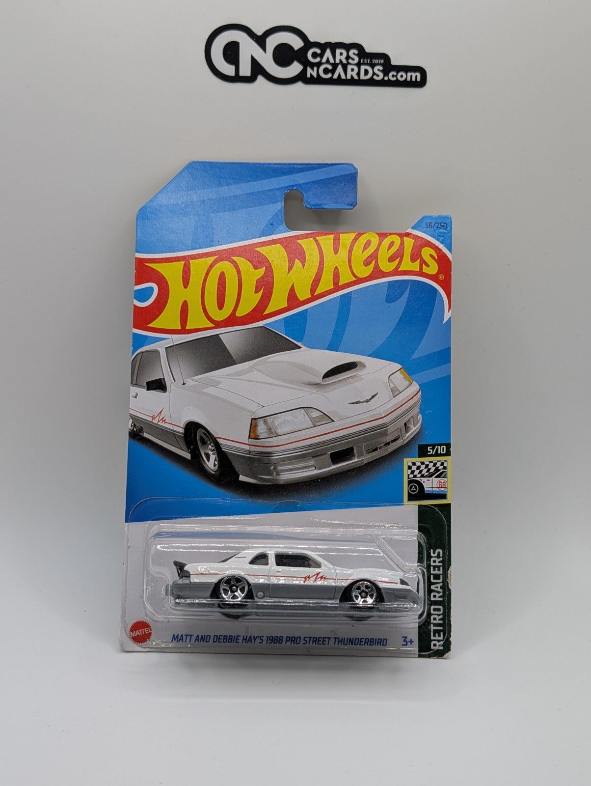 Hot Wheels Matt and Debbie Hay's 1988 Pro Street Thunderbird (Soft Corners)