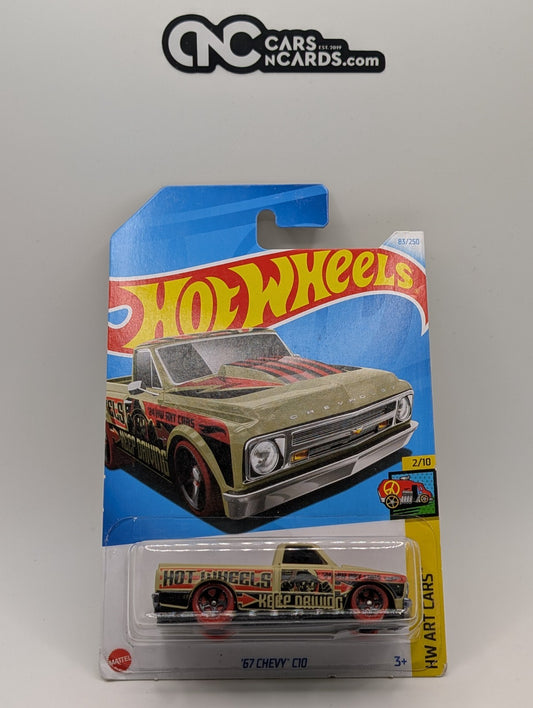 Hot Wheels HW Art Cars 2/10 '67 Chevy C10 83/250 (Soft Corners)