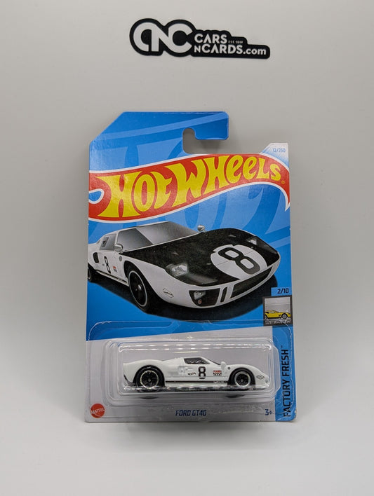 Hot Wheels Factory Fresh 2/10 Ford GT40 12/250 (Soft Corners)
