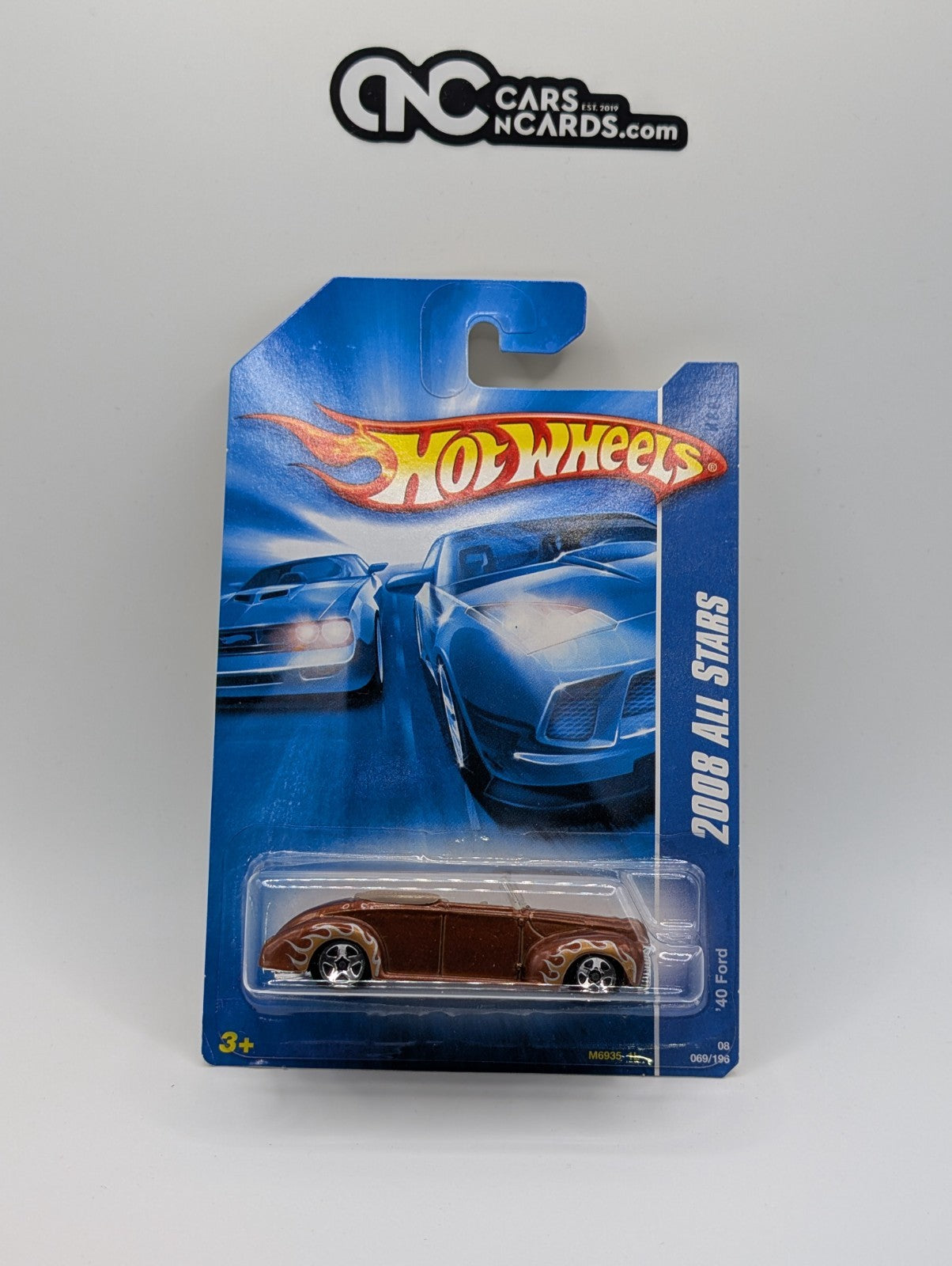 2008 Hot Wheels All Stars '40 Ford Brown 69/196 (Soft Corners)