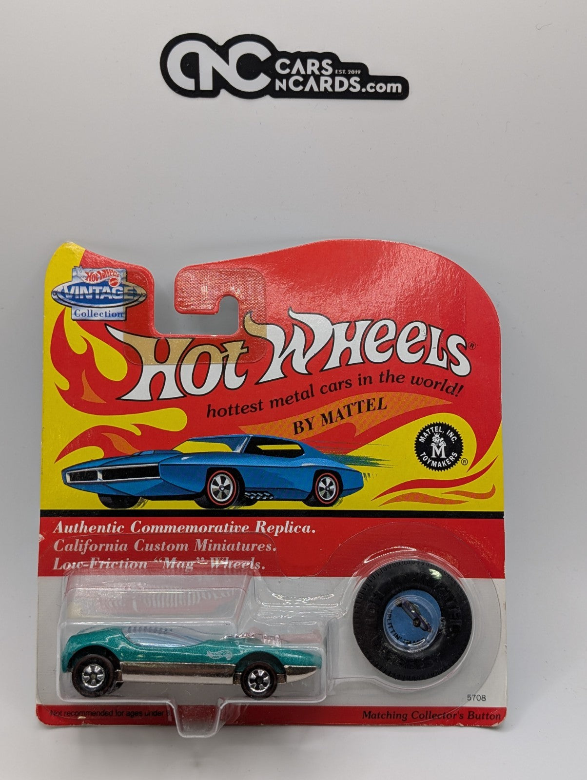 1993 Hot Wheels Vintage Series Splittin' Image 5708 (Card Damage)