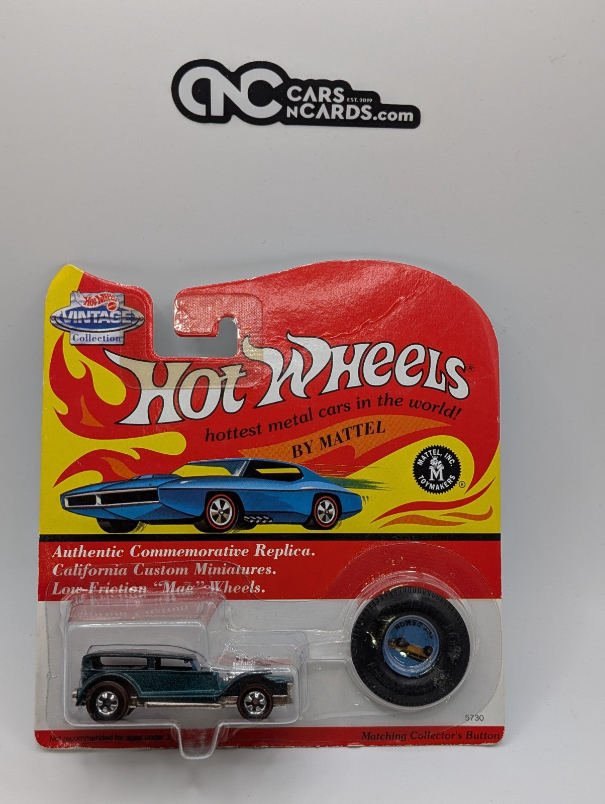 1993 Hot Wheels Vintage Series The Demon 5730 (Card Damage)