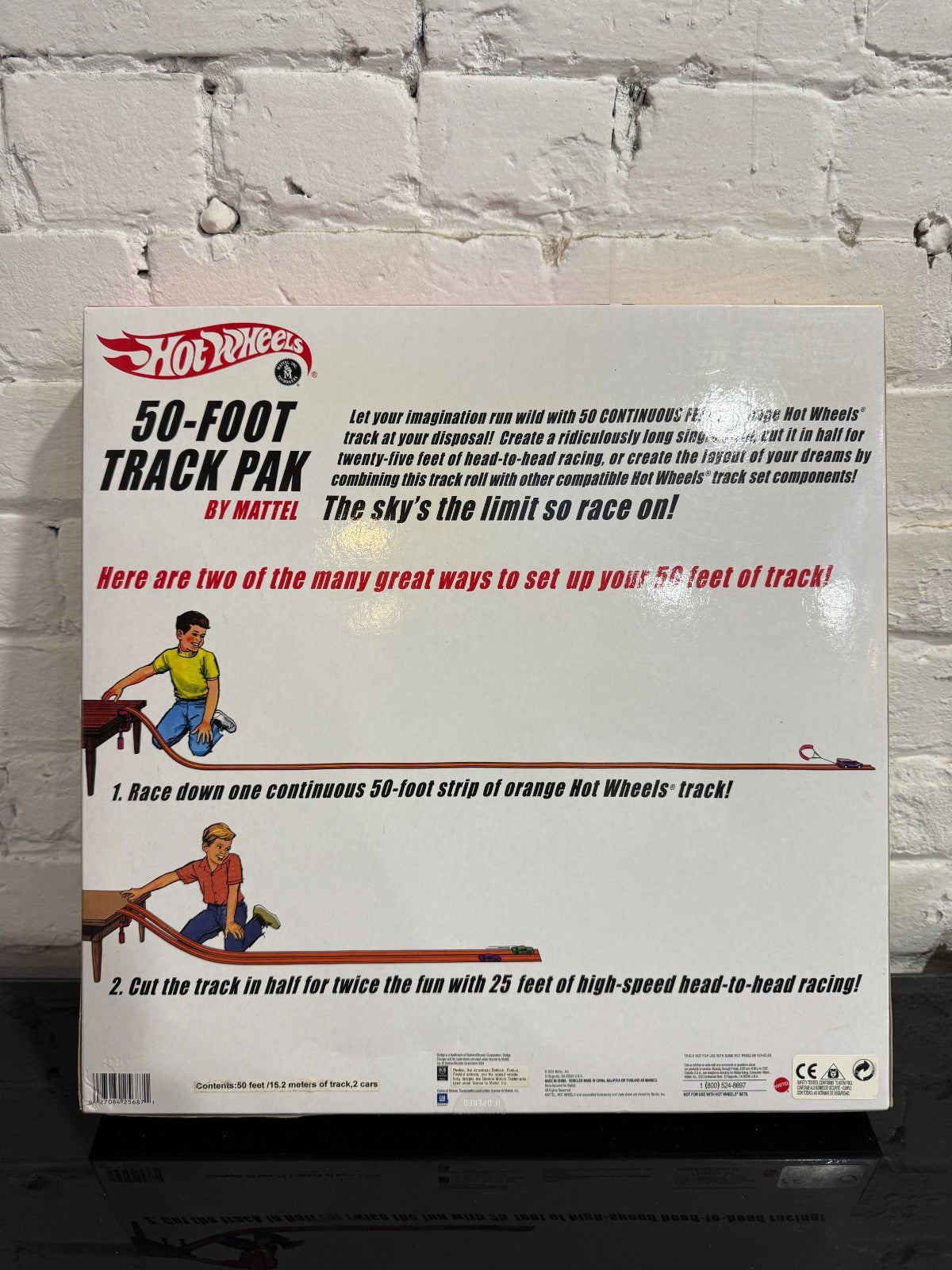 2004 Hot Wheels 50-Foot Track Pak Hot Bird Charger Redlines SEALED BOX